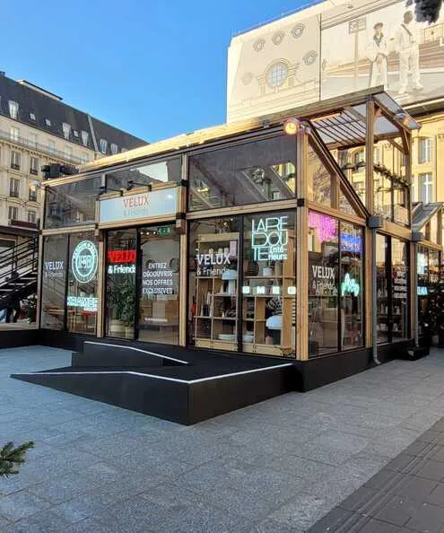 Stand Velux - Marché de Noël Paris 2023