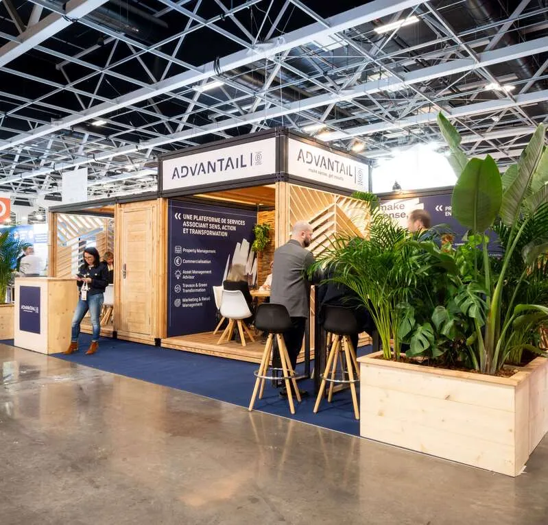Stands en bois pour salons professionnels